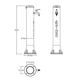 immagine-8-sined-tritone-fontanella-da-giardino-in-hdpe-con-gancio-portagomma-h-100-cm-verde-ean-8025431017856