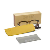 okkia okkia occhiale da lettura mod nashville premontato soft touch spring anti luce blu havana diottrie 3 00 ean 8056211375026