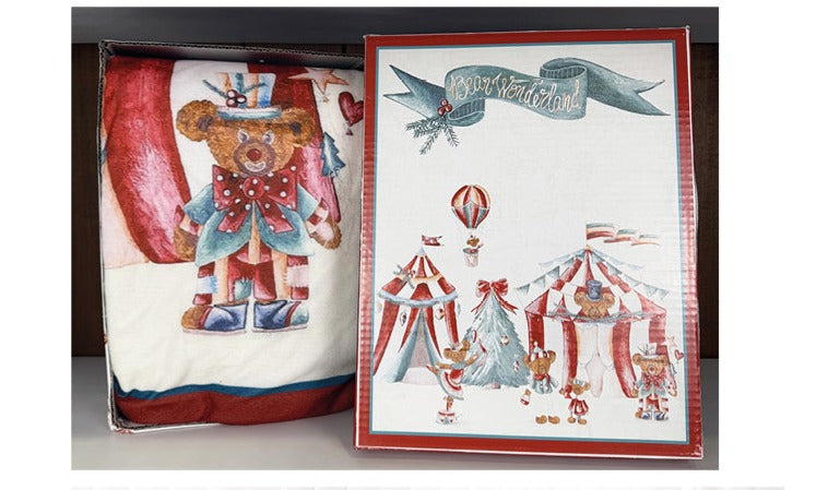 preziosa home preziosa home coperta natale pile ass stampata 210 x 240 cm poliestere scatola regalo 1 pz ean 8050264186653