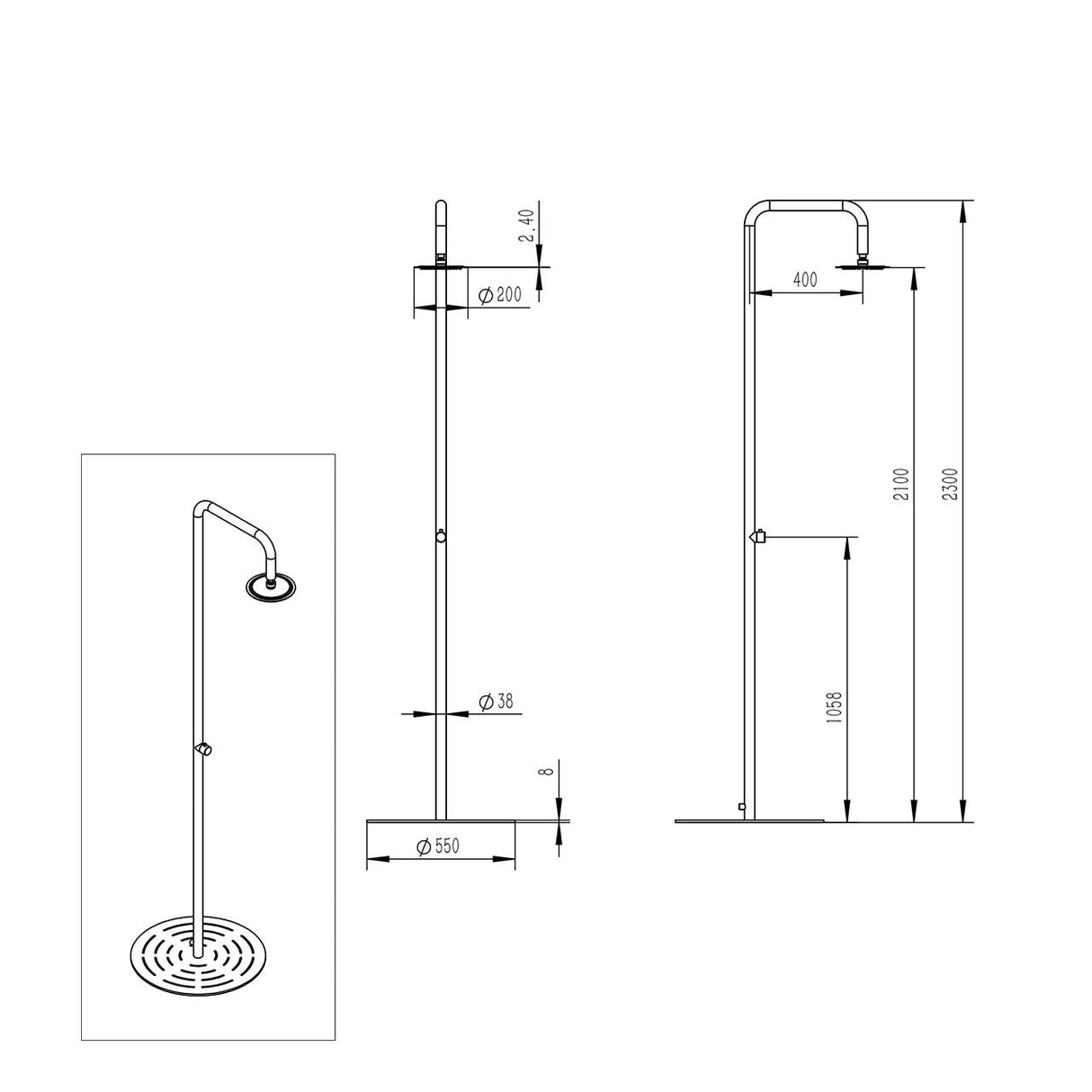 immagine-9-sined-simius-doccia-in-acciaio-inox-a-sola-acqua-fredda-h-230-cm-inox-satinato-ean-8025431016767