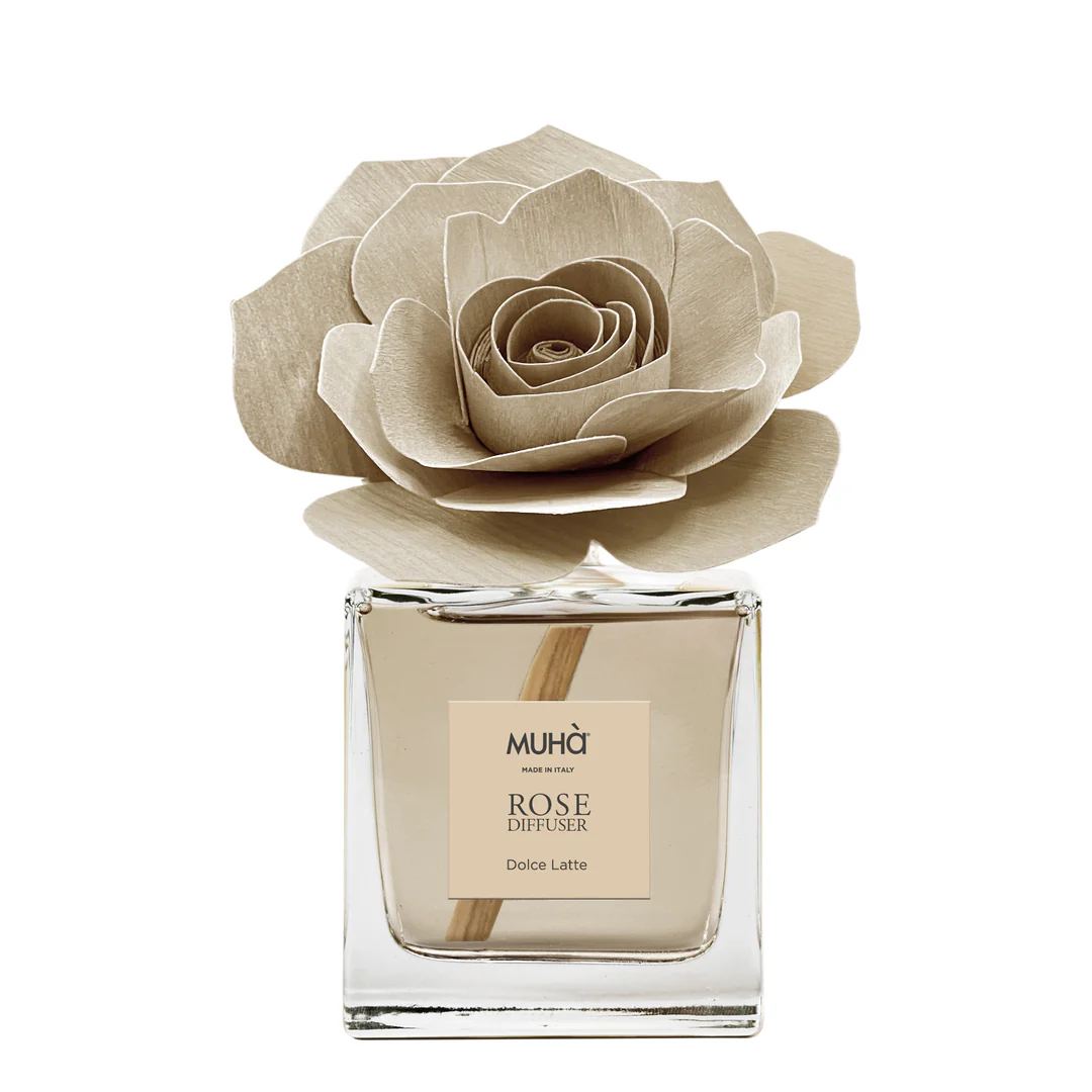 Muhà Profumatore Diffusore Rosa Burro Dolce Latte 100ml