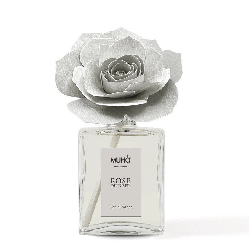Muhà Profumatore Diffusore Rose Fiori di Cotone 200 Ml