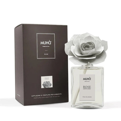 Muhà Profumatore Diffusore Rose Fiori di Cotone 200 Ml