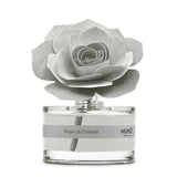 Muhà Profumatore Diffuser Rosa Grigia Bomboniera Fiori di Cotone 50 Ml