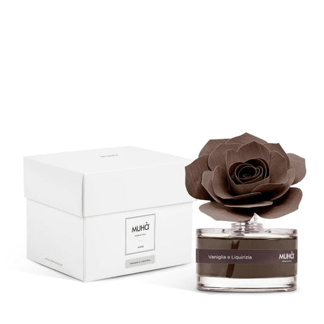 Muhà Profumatore Diffuser Rosa Marrone Bomboniera Vaniglia e Liquirizia 50ml
