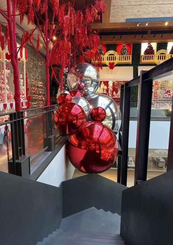 EDG Enzo De Gasperi Decoro Mirror Palla D 120 Cm Red