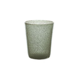 Zani Serafino Tumbler Bicchiere Acqua Grey in Pasta di Vetro