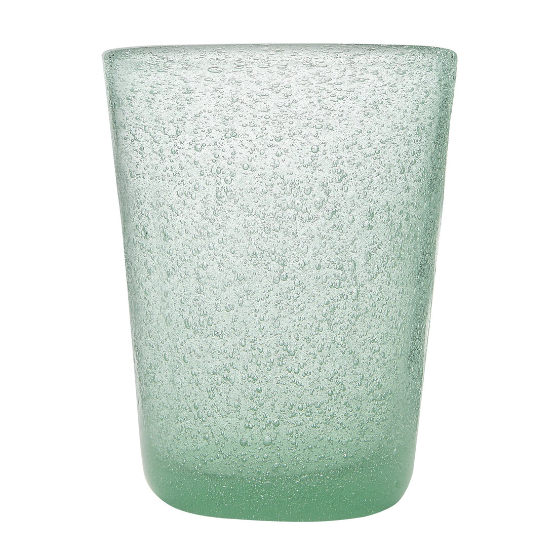 Zani Serafino Bicchiere Acqua Jade 30cl in Pasta di Vetro Fatto a Mano