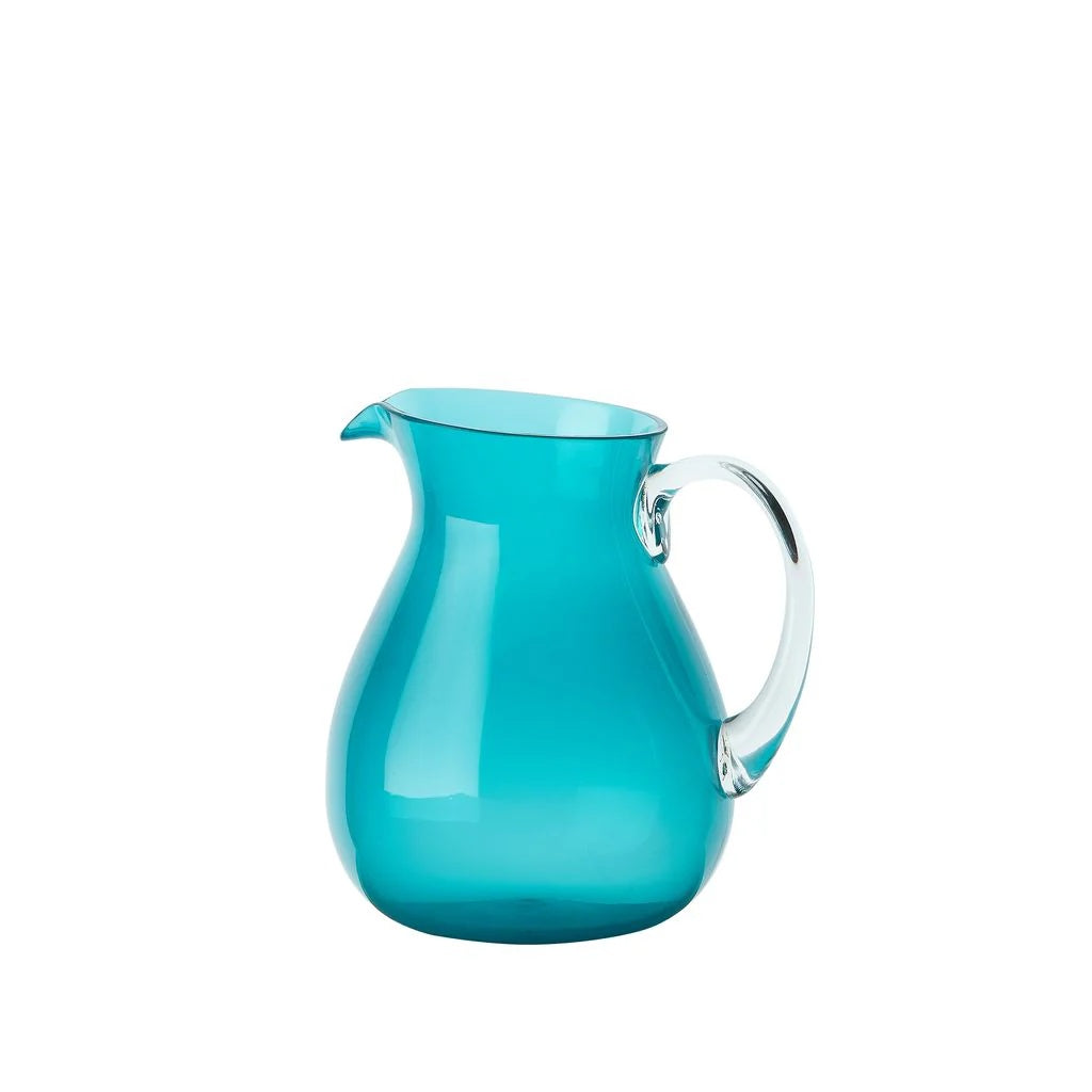 Zani Serafino Caraffa Memento Synth Small Pitcher Colore Turquoise in MS-Metacrilato 1 Lt