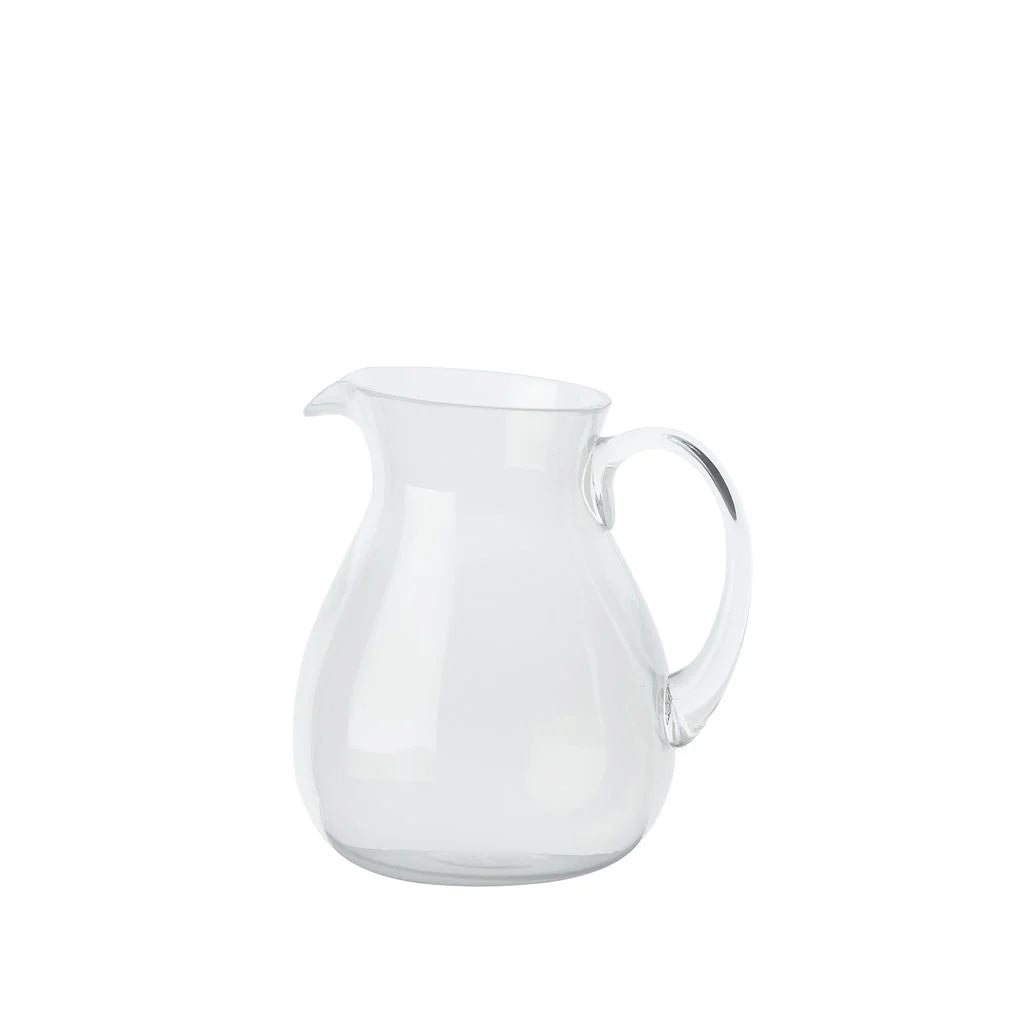 Zani Serafino Caraffa Memento Synth Small Pitcher Bianca Trasparente in MS-Metacrilato 1 Lt