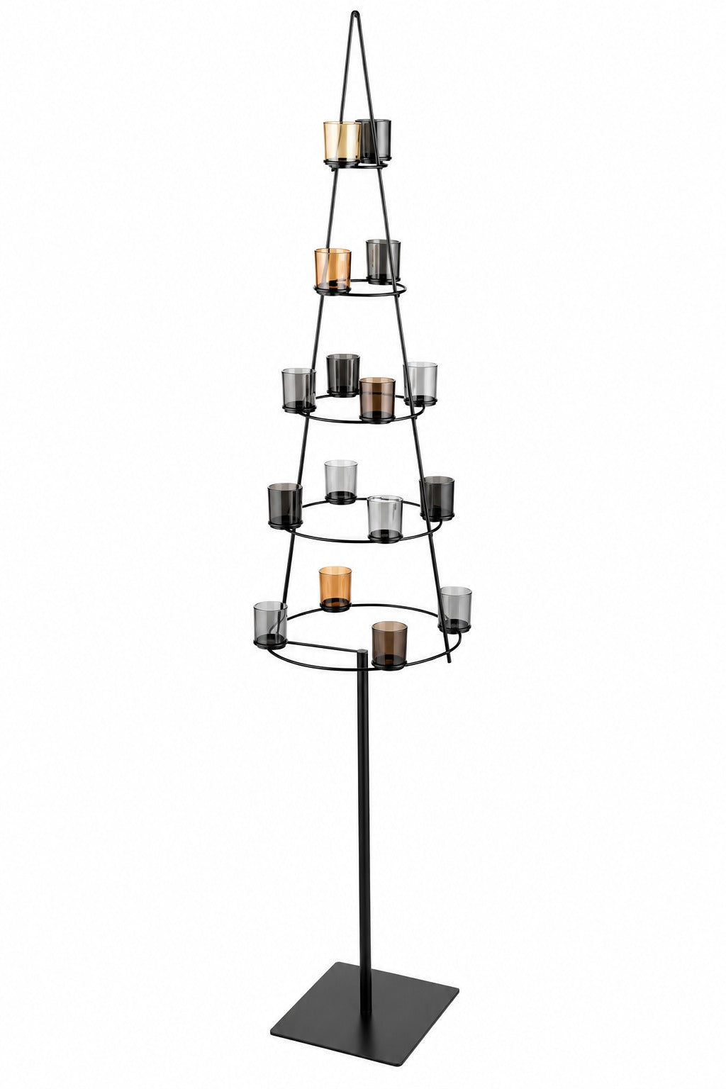 Albero Portacandele Metallo 184 Cm