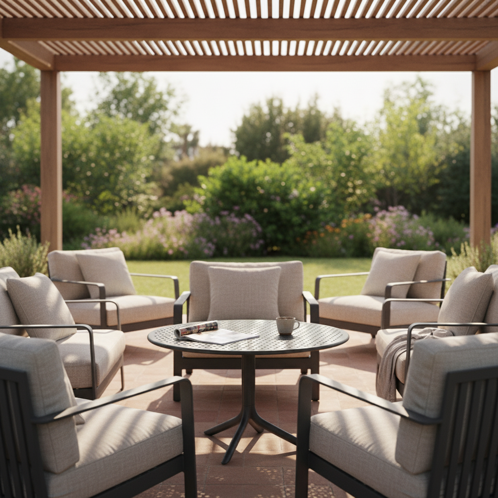 Nardi Step antracite lounge height terrace