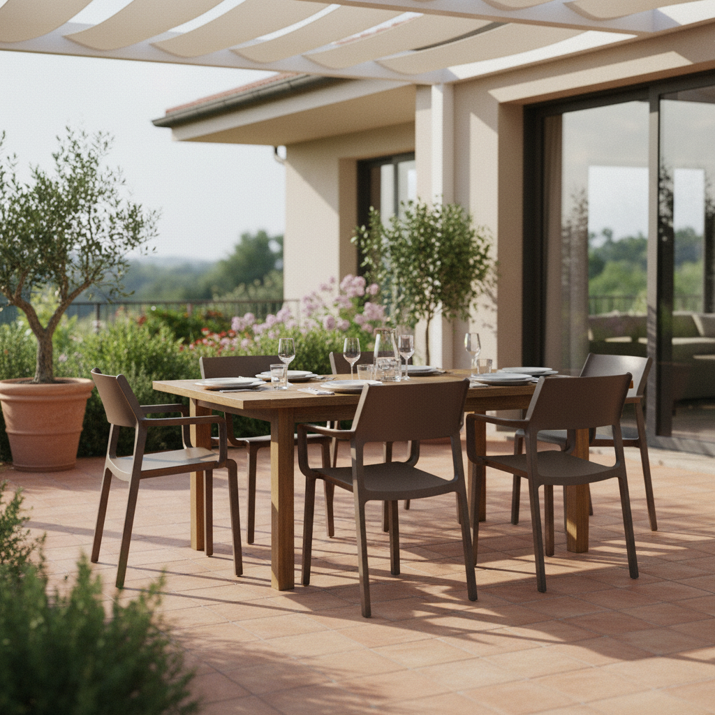 Nardi Trill Sessel, Tabak, Terrasse, Abendessen