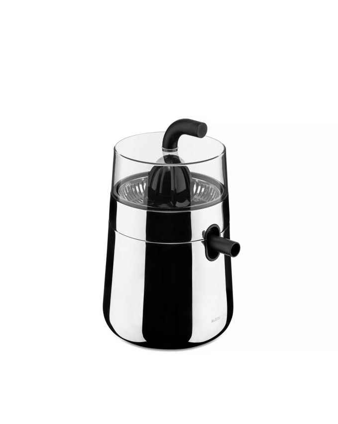 Alessi Toru Spremiagrumi Elettrico Nero in Acciaio Inox e Resina Termoplastica