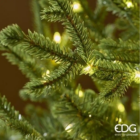 EDG Enzo De Gasperi Albero di Natale Pino Lucciole 2300 LED H.180 IP44 Verde