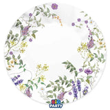 Big Party 6 Piatti cm.25 Flowers Garden