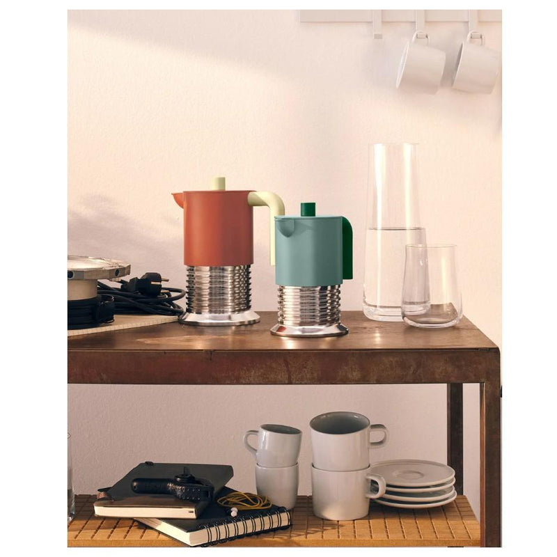 Alessi Caffettiera Vite PM01/6 BR Marrone 6 Tazze