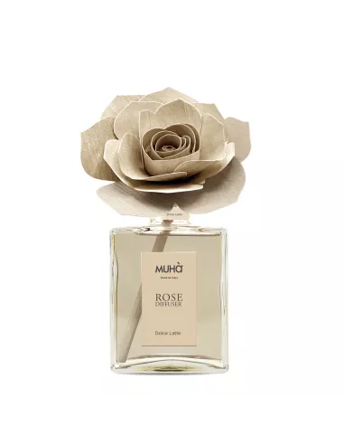 Muhà Profumatore Diffusore Fiore Rosa Dolce Latte 200ml
