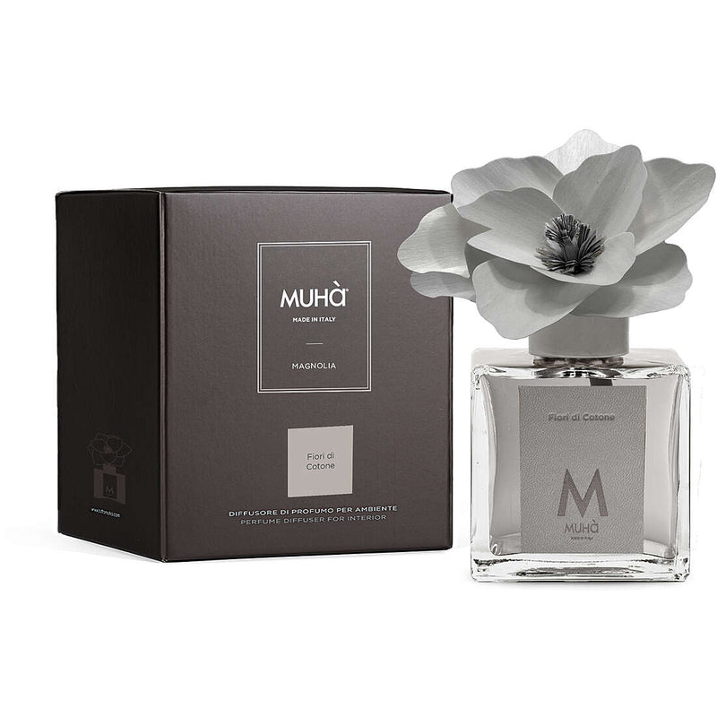 Muhà Profumatore Diffusore Magnolia Fiori di Cotone 250 Ml