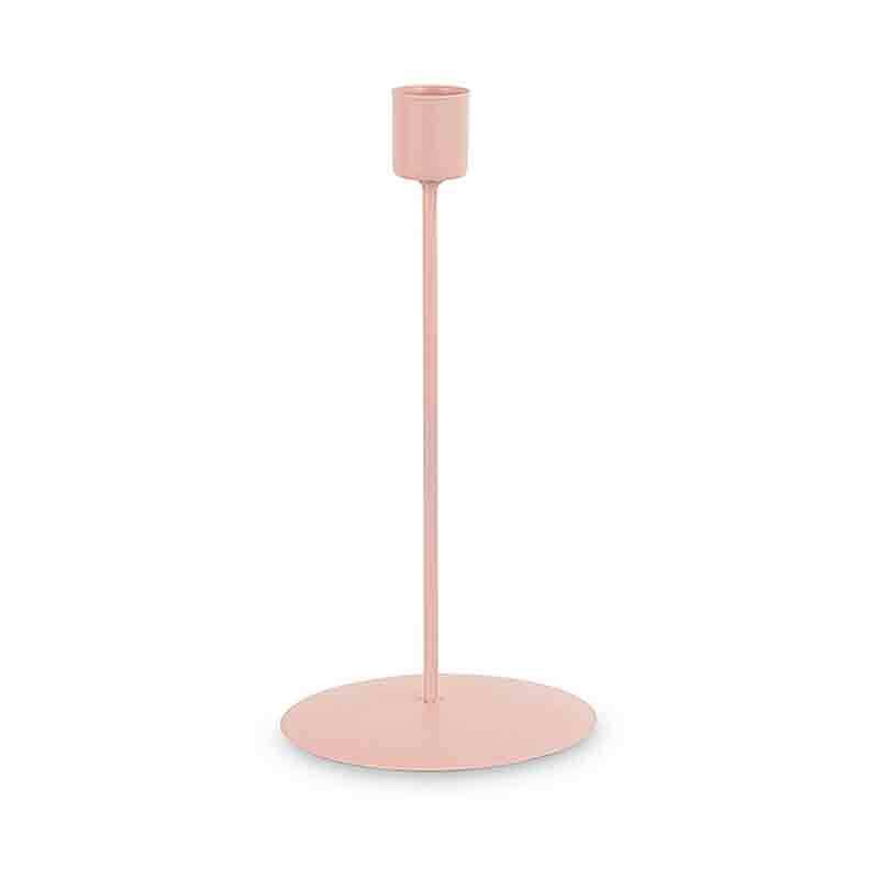 Tono Su Tono Candelabro Metallo Rosa