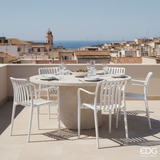 Szene 1 – edg – enzo – de gasperi – Stuhl – Streifen – weiß – Polypropylen – 8059824349002