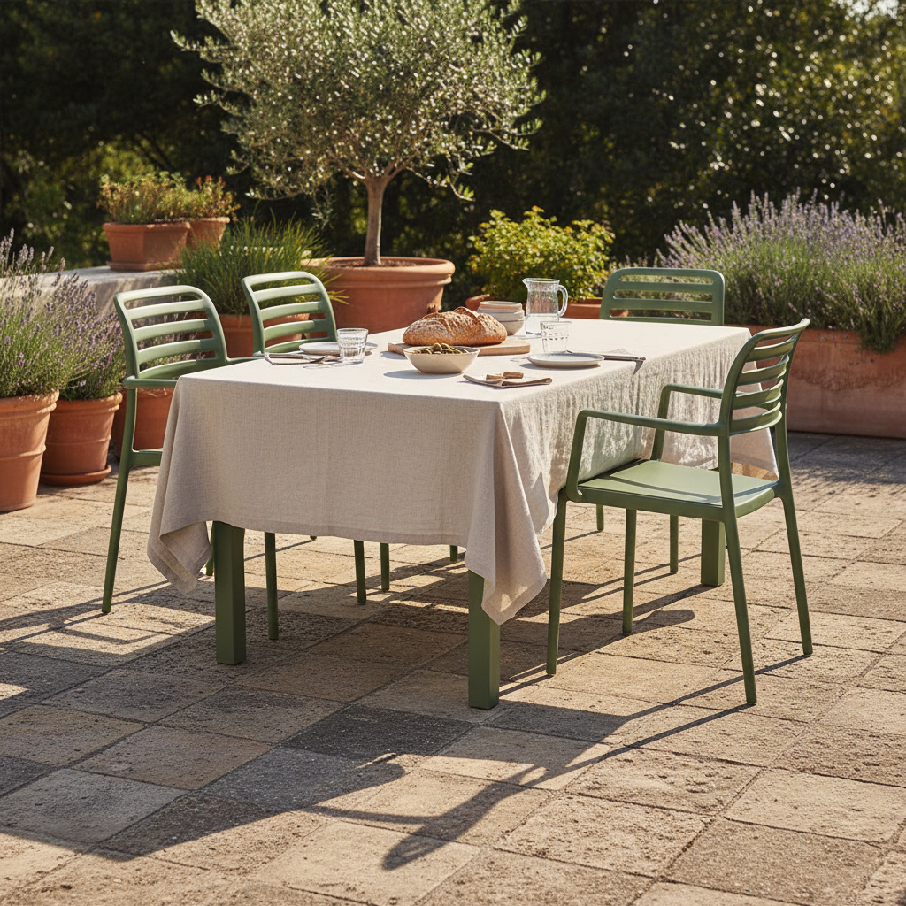 Szene 2 – Mittagessen auf der Terrasse