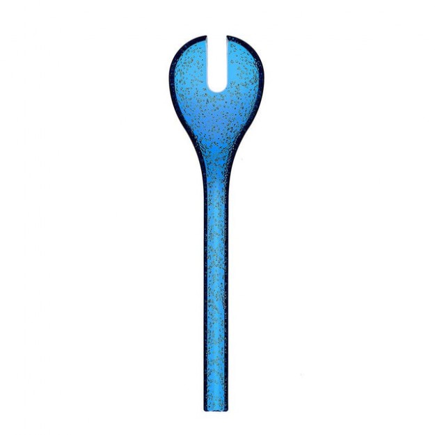 Zani Serafino Posate da Insalata Salad Server Me Synth Metacrilato Deep Blue