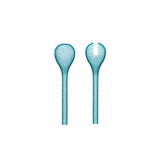 Zani Serafino Posate da Insalata Salad Server Me Synth Metacrilato Turquoise