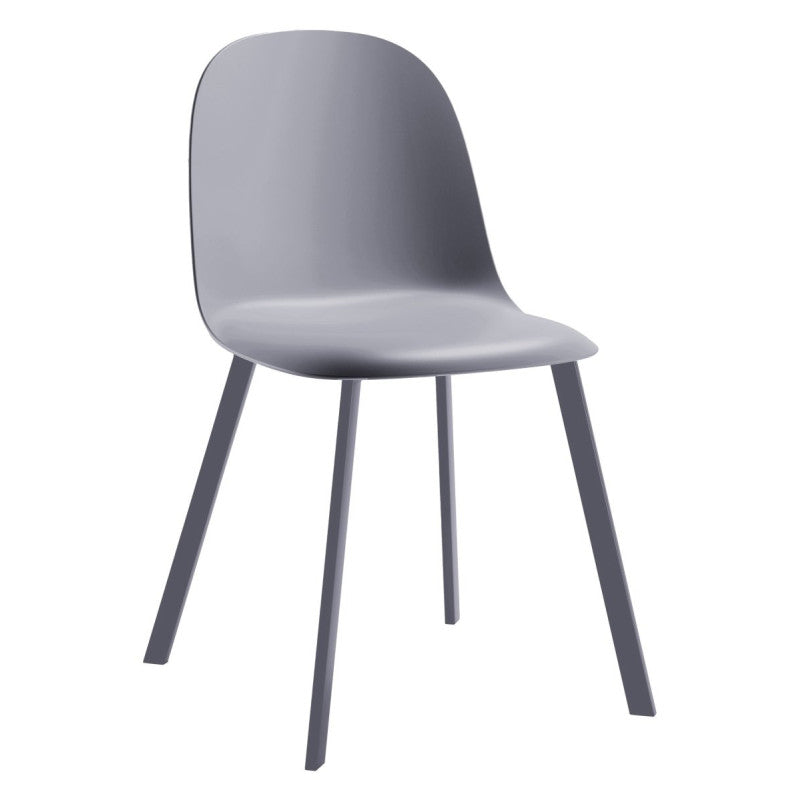Dimo Sedia Mael in PP Grigio Chiaro
