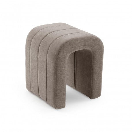 Versa Sgabello Imbottito Beige