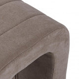 Versa Sgabello Imbottito Beige