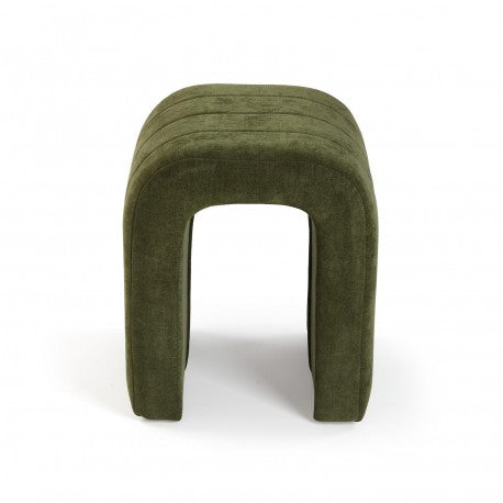 Versa Sgabello Imbottito Verde