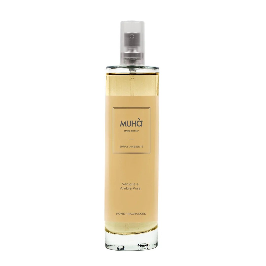 Muhà Spray Profumatore Diffusore Vaniglia e Ambra Pura 100 Ml