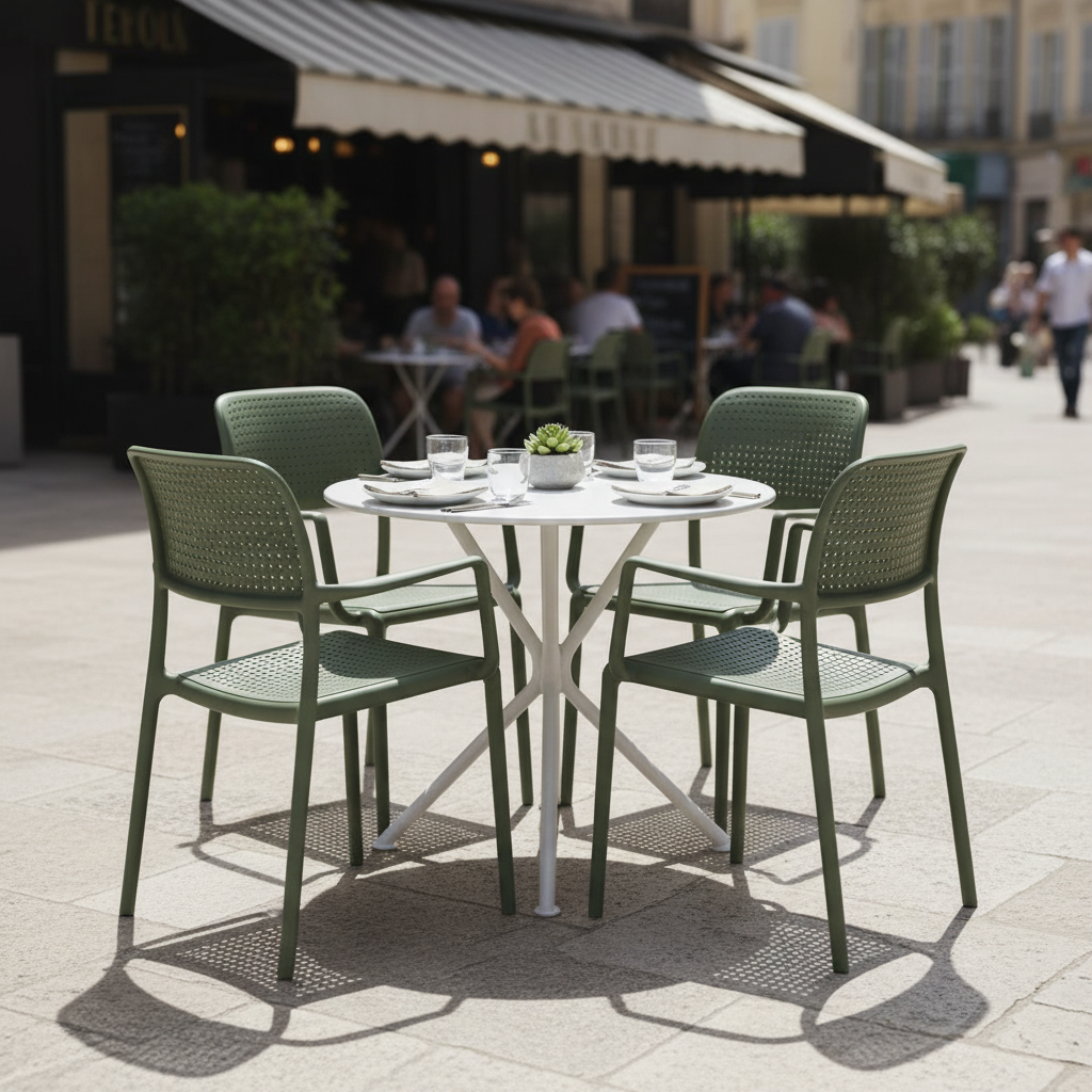 Bistrot-Tisch mit Stühlen „Bora Agave“