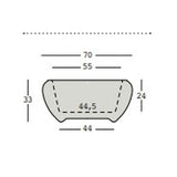 Plust Struttura Vela Caffe Table Light In & Out con Piano Bianco Light Tavolino Rotondo