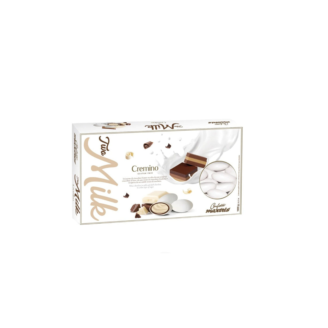 Maxtris Confetti Two Milk Cremino1 Kg