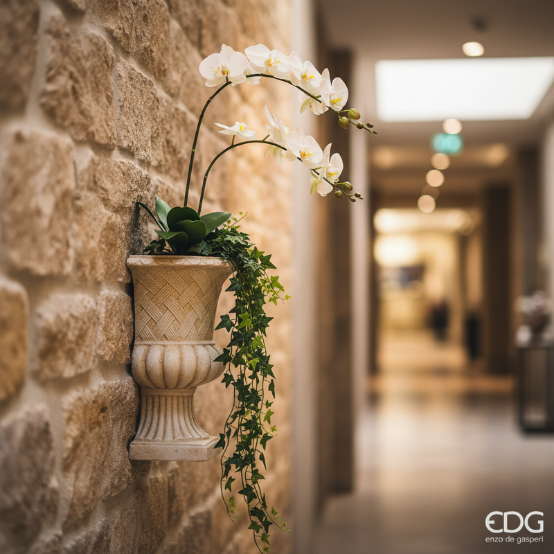 Vaso Parete Coppa Ivory 59cm – Hotel