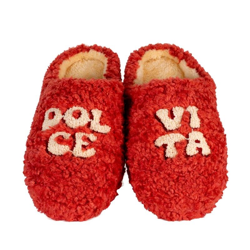 WD Lifestyle Pantofole Dolce Vita Taglia M/L – Pantofole Divertenti da Casa