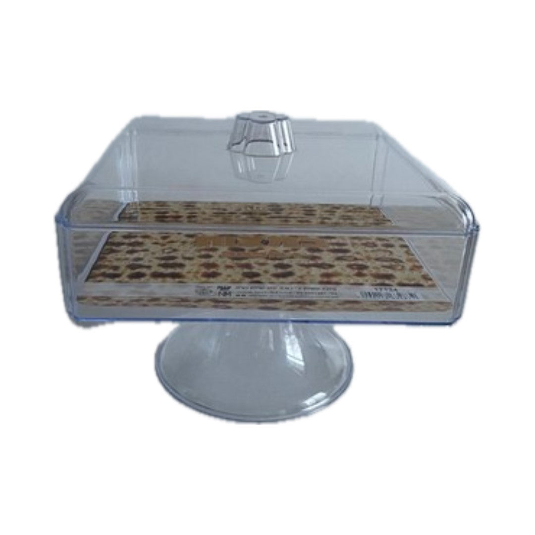 Bigiemme Alzata Plastica Trasparente con Coperchio 20,50 x 20,50 Cm