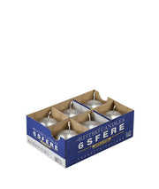 Cereria Di Giorgio Candele sfera Ø 6 cm (6pz) - Argento