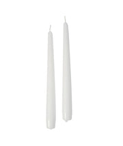 Cereria Di Giorgio Candele Coniche Ø 2,2 cm H. 25 cm (10 pz) - Bianco