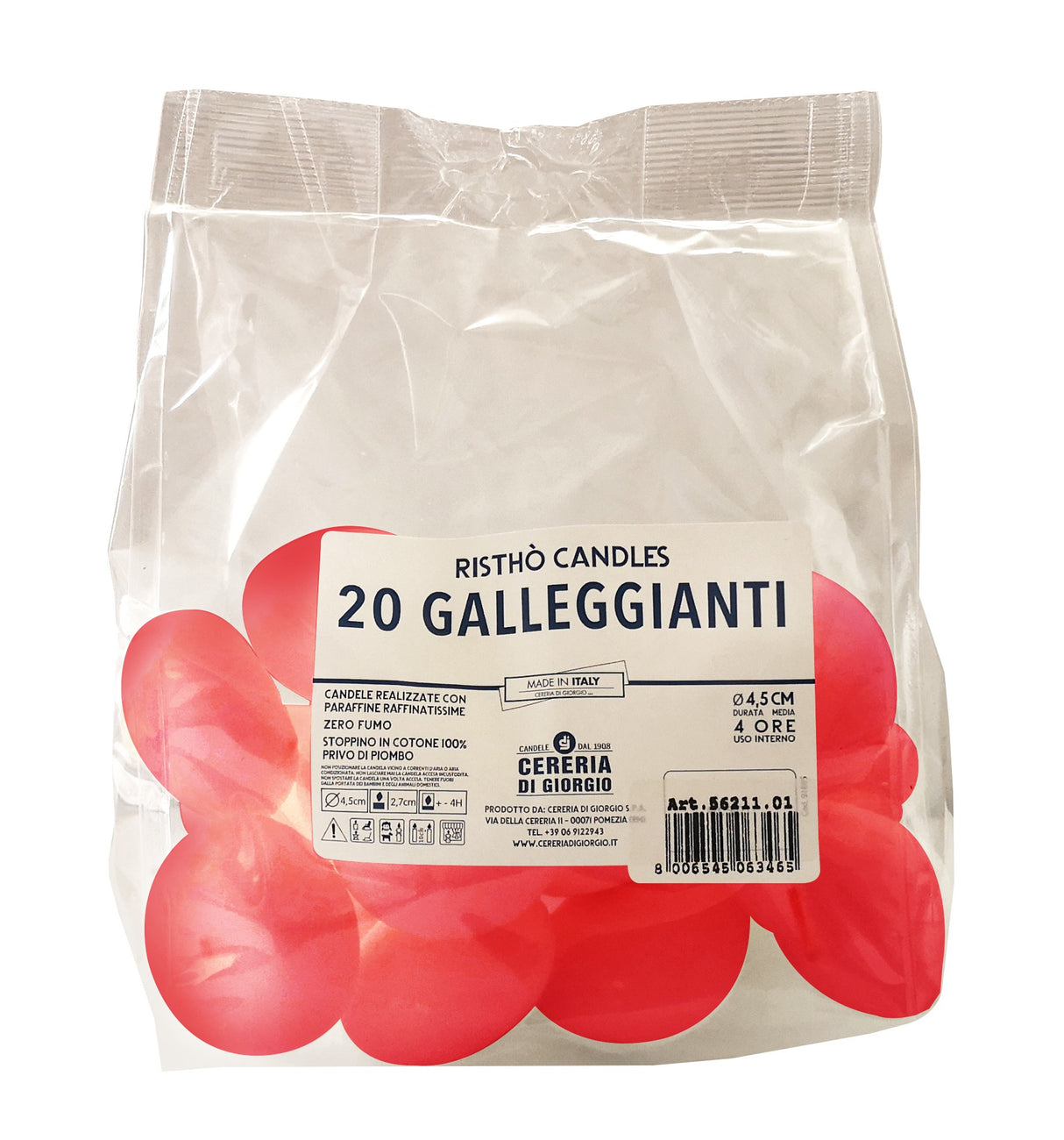 immagine-1-cereria-di-giorgio-cereria-di-giorgio-candele-galleggianti-45-cm-h-27-cm-20-pz-rosso-ean-8006545063540