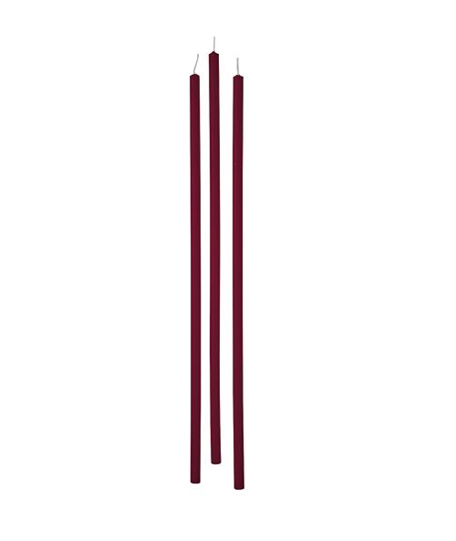 immagine-1-cereria-di-giorgio-cereria-di-giorgio-candele-stelo-09-cm-h-37-cm-12-pz-bordeaux-ean-8006545064004