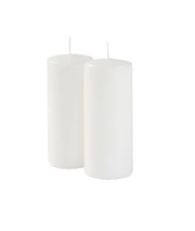 Cereria Di Giorgio Ceri Ø 6 cm H. 15 cm (6 pz) - Bianco