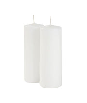 Cereria Di Giorgio Ceri Ø 7 cm H. 20 cm (2 pz) - Bianco