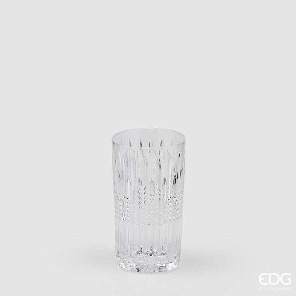 EDG Enzo De Gasperi Bicchiere Righe H 14 Cm D 8 Cm 6PZ