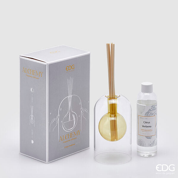 EDG Enzo De Gasperi Profumatore Alchemy Bottiglia 200 Ml H 14 Cm Citrus