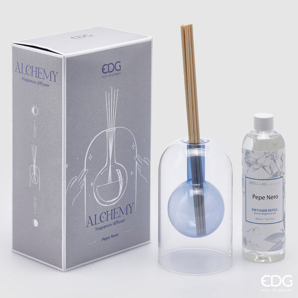 EDG Enzo De Gasperi Profumatore Alchemy Bottiglia 400 Ml H 17 Cm Pepe Nero
