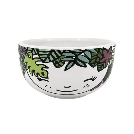 immagine-1-larcolaio-ciottola-bowl-volto-donna-foglie-ceramica-dipinta-h-6-d-11-cm-ean-8631524730207