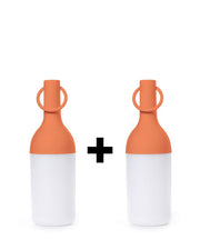 Sompex ELO Baby Lampada Ricaricabile Luce da Esterno Arancione 2Pz
